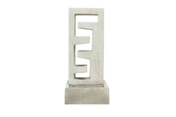 Picture of 658-027 Geometric Sandstone Garden Fountain Sculpture