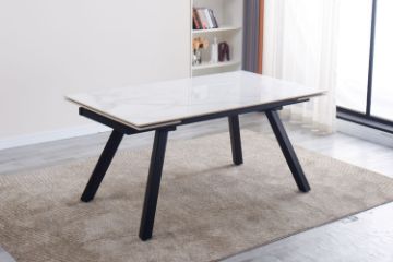 Picture of DALTON 1.6M-2.2M Extension Dining Table (Ceramic Top)  