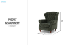 Picture of BAMBURGH Chesterfield Sofa Armchair/Sofa Chair