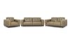 Picture of KALONA 3/2/1 Seater 100% Genuine Leather Sofa Range (Taupe) - 3+2 Sofa Set