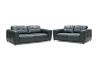 Picture of KALONA 3/2/1 Seater 100% Genuine Leather Sofa Range (Dark Blue) - 3+2 Sofa Set