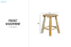 Picture of KOHLS Teak Wood Round Stool
