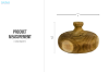 Picture of 655-012 D15 Teak Wood Vase
