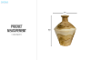 Picture of 655-013 D15 Teak Wood Vase