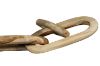 Picture of 655-015 Teak Wood Oval 5-Chain Decorative Sculpture (120x13cm)
