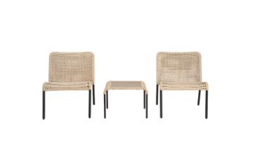 Picture of REALYN 3PC Outdoor Wicker Lounge Chair Set