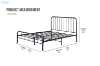 Picture of FEXON Metal Bed Frame - Queen