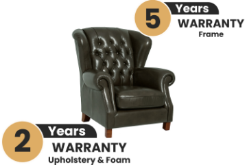Picture of BAMBURGH 100% Genuine Leather Chesterfield 1 Seater Sofa/Armchair/Sofa Chair  