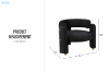 Picture of ADELL Accent Chair (Black)