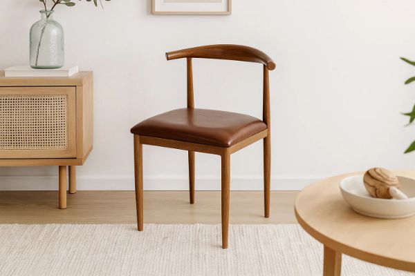 Picture of HORN Dining Chair with Brown Cushion - Each