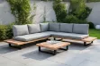 Picture of BASTON Aluminum Sectional Outdoor Lounge Sofa Set