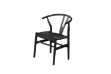 Picture of 53x50x79 WISHBONE Solid Wood Y Replica Chair (Black) - Each