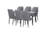 Picture of MIKASA 140 Sintered Stone Top 7PC Dining Set (Grey Table)
