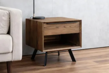 Picture of CLEVEDON 1-Drawer Solid Oak Side Table