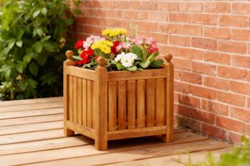 Picture of BALI Outdoor Solid Teak Flower Box (45x45x50cm)