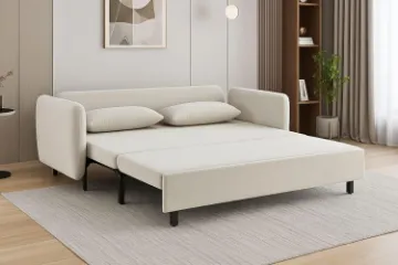 Picture of NOVARA 3 Seater Sofa Bed (Cream)