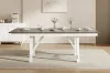 Picture of LINDOS 1.7M-2.4M Extension Dining Table (White)