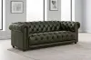 Picture of BAMBURGH 100% Genuine Leather 3 Seater Chesterfield Sofa