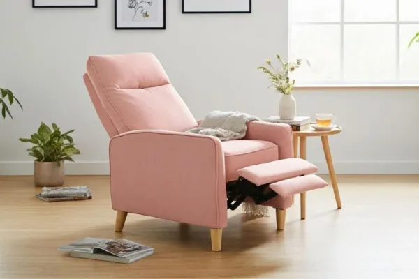 Picture of FINLEY Push Back Reclining Chair /Recliner (Pink)