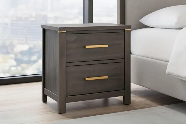 Picture of GLINDA 2-Drawer Bedside Table