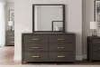 Picture of GLINDA 6-Drawer Dresser with Mirror