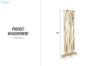 Picture of WILDBRANCH 200x80cm Teak Wood Decorative Screen/Room Divider