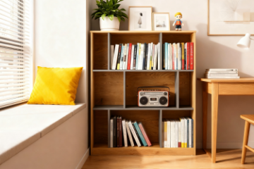 Picture of COLIN 130x120cm Wall System Solution Bookshelf