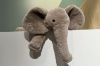 Picture of ELEPHANT Plush Cushion (Off-white) - H70