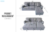 Picture of FULLTON Reversible Sofa/Sofabed With Storage and Cup Holders