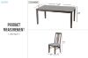 Picture of KAVANA 7PC 120-165 Extention Dining Set