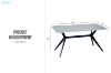 Picture of STRATOS 150/180 Sintered Stone Dining Table