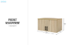 Picture of BESTA Wall Solution Modular Wardrobe System - 2-Door Top Unit