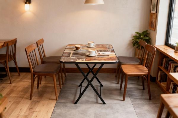 Picture of Rune 80 Square Folding Table