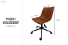Picture of HALLE Height Adjustable Office Chair(Cognac)