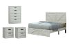 Picture of ASHLEY Bedroom Combo Set in Queen Size - 4PC Combo