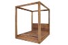 Picture of LIORA Reclaimed Pine Wood 4 Poster Bed Frame in Queen/Super King Size