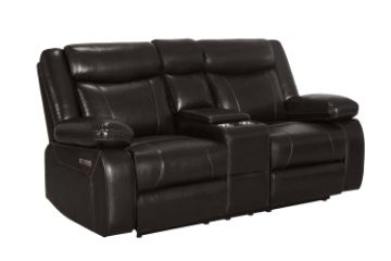 Picture of ZENO Power Reclining Sofa Range - 2 Seat with Cup Holders, Storage, USB & Type-C Ports(2RRC)