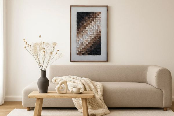 Picture of DD8183 Solid Reclaimed Wood Wall Art (82x122cm)