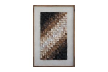 Picture of DD8183 Solid Reclaimed Wood Wall Art (82x122cm)