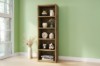 Picture of TIMBERA 90x240cm 5-Tier Solid Reclaimed Pine Wood Bookshelf