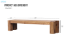 Picture of NORDWOOD 2.7M 7PC Solid Reclaimed Wood Dining Set 