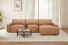 Picture of HAMMOND 100% Oil-Waxed Leather Sectional Sofa - Chaise Facing Right