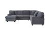 Picture of [FLOOR MODEL CLEARANCE] LORINA Chaise Facing Left Fabric U-shape Sectional Sofa