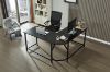 Picture of  [FLOOR MODEL CLEARANCE] VITALI 150 L-Shaped Computer Desk (Black) 