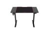Picture of [FLOOR MODEL CLEARANCE]  MATRIX 120 Electric Height Adjustable Standing Desk with Jumbo Mouse Pad (Black)