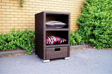 Picture of IOLANI Rattan Storage Shelf/Locker