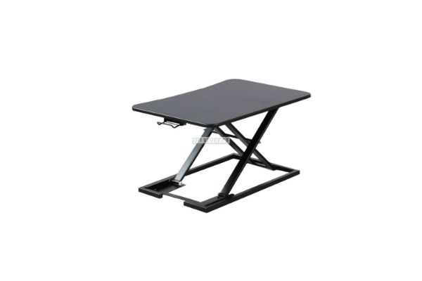 Picture of  [FLOOR MODEL CLEARANCE] JASPER I Height Adjustable Standing Computer Desk (Black)