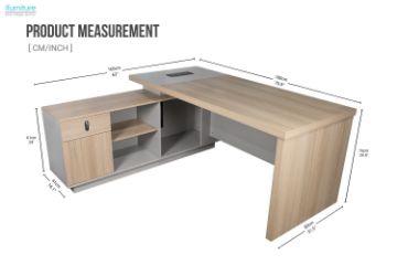 Picture of  [FLOOR MODEL CLEARANCE] FOCUS Office System Executive Desk