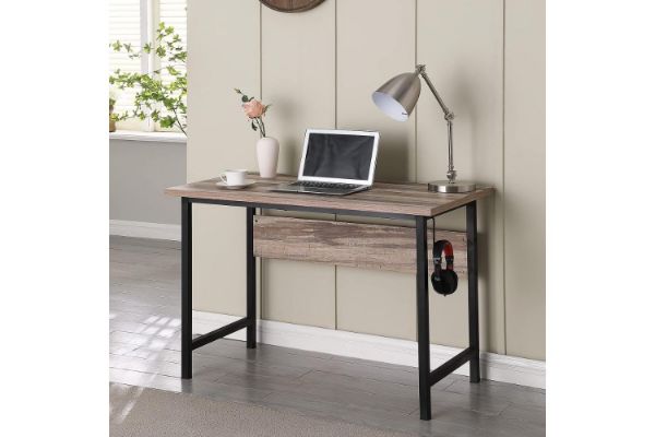 Picture of  [FLOOR MODEL CLEARANCE] JAYNE 110 Writing Desk (Rustic Walnut)