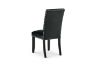 Picture of SERENO High Back Vegan Leather Dining Chair (Black) - 2 Chairs in 1 Carton